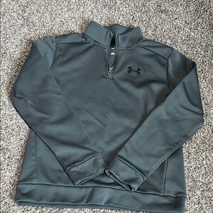 Under Armour Gray Quarter-Zip Sweatshirt